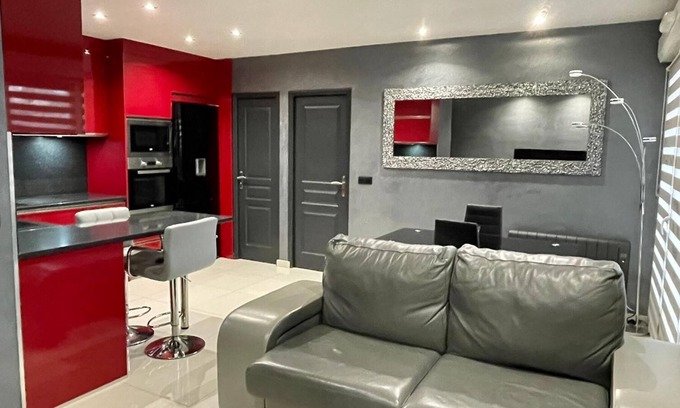 Vaires-sur-Marne Apartamento | Superbe F2 Standing en rdc Parking Paris/disney