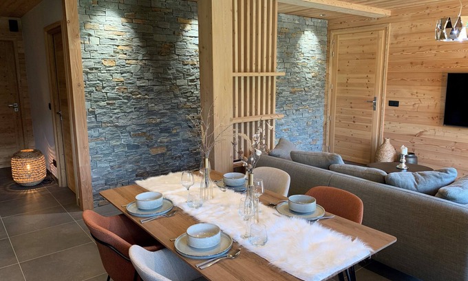 Orcieres Apartamento | Superbe rez de Jardin D'un Chalet Avec vue Montagne