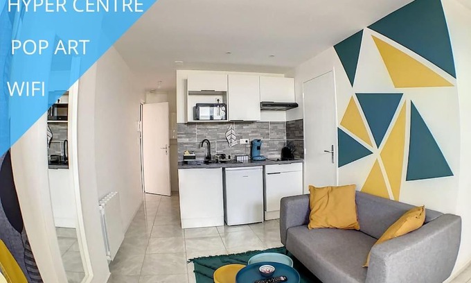 Saint-Acheul Apartamento | SUPERBE STUDIO HYPER CENTRE TOUT ÉQUIPÉ WIFI NETFLIX 2PERS