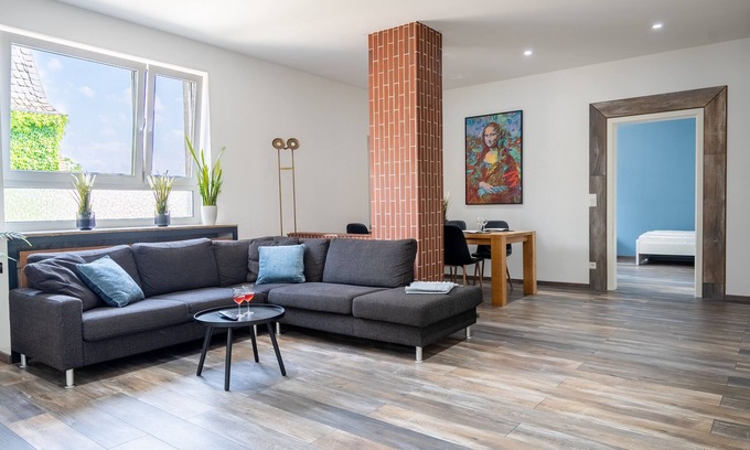 Habinghorst Apartamento | Superior Apartment 2 - 9 Personen Küche TV