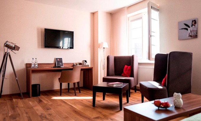 Loerrach Apartamento | Superior Doppelzimmer mit Stadtblick