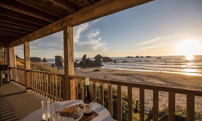 Bandon Casa | Impresionantes vistas al mar de Face Rock Beach con acceso privado a la playa