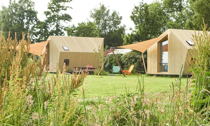Kollumerpomp Chalet De Esquí | Alojamiento ecológico sostenible en el Parque Nacional Lauwersmeer y el Mar de Wadden