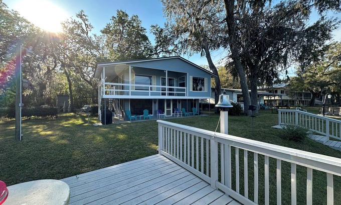 Old Town Casa | Suwannee River 2BR 1BA near Fanning Springs. Lower level screened, Boat House