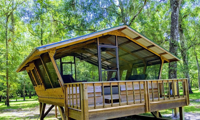 Old Town Casa | Santuario de la cabaña del río Suwannee 'The Birdhouse'
