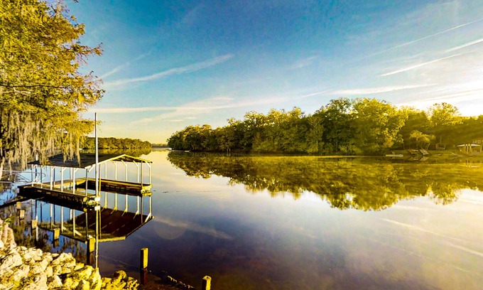 Old Town Casa | Suwannee River Home with Boat Dock & Launch, Riverfront Deck, Dogs OK