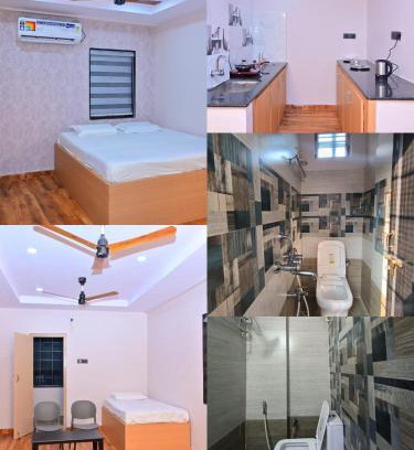 Visakhapatnam Apartamento | Swagan Home Stays Air Conditioned Deluxe ONE BED ROOM Studio Apartment