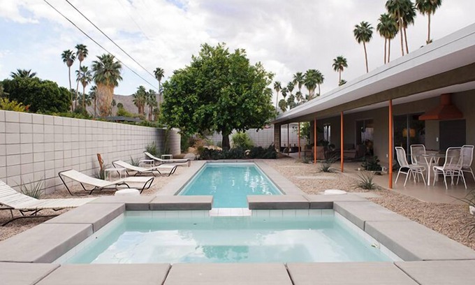Twin Palms Casa | Swank 1969 Palm Springs Entertainment Hideaway
