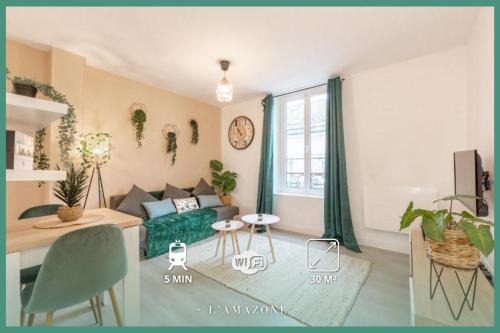 Lagny-sur-Marne Apartamento | Sweethost - L'Amazone - T2 Proche Gare & Disneyland