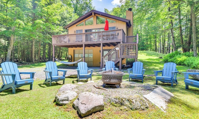Greentown Cabina | ¡NUEVO! Lake Ariel Resort Cabin 26Mi a Ski Big Bear!