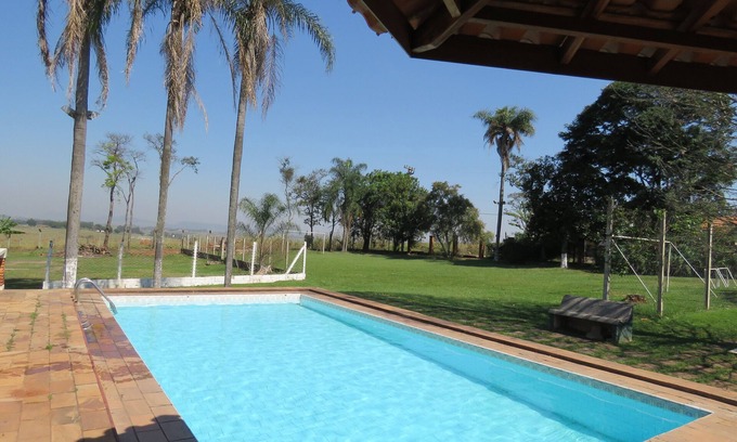 Piracicaba Casa | Piscina climatizada, todas las habitaciones con aire acondicionado, tv y WI-FI, y +