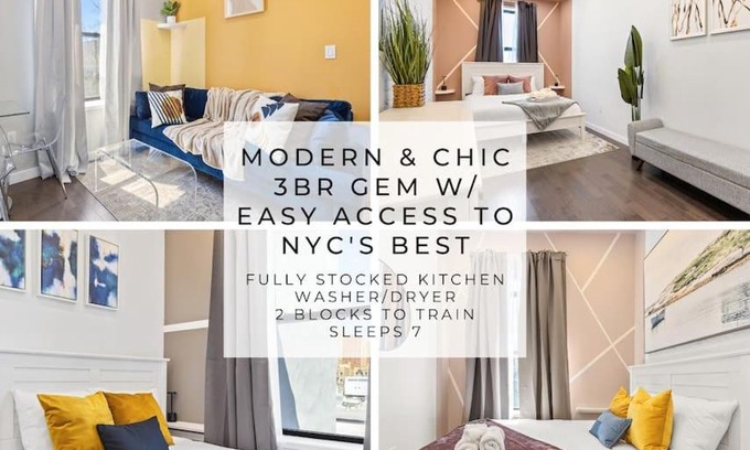 Harlem Apartamento | SWJ 5th - Perfect for Tourism: Near Train, Times Sq, Dining