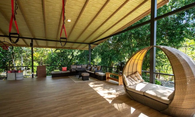 Ballena Villa | Synergy Retreat Center: Luxurious, with pool, river and expansive 360° Yoga Deck