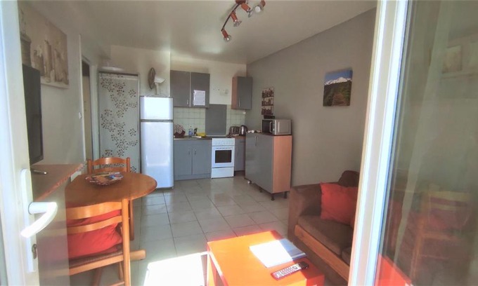 Moulin a Vent Apartamento | T2 30m2 au calme, Vue montagnes, aperçu mer