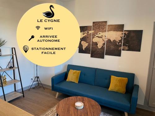 Bourges Apartamento | T2 4 pers face gare SNCF Appart Hotel le Cygne 2
