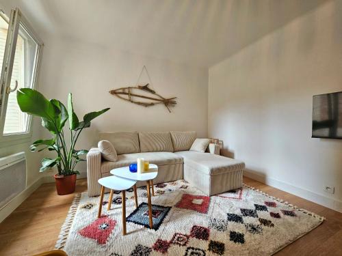 Saint-Hippolyte Apartamento | T2 au calme, proche mer, idéal couple ou télétravail