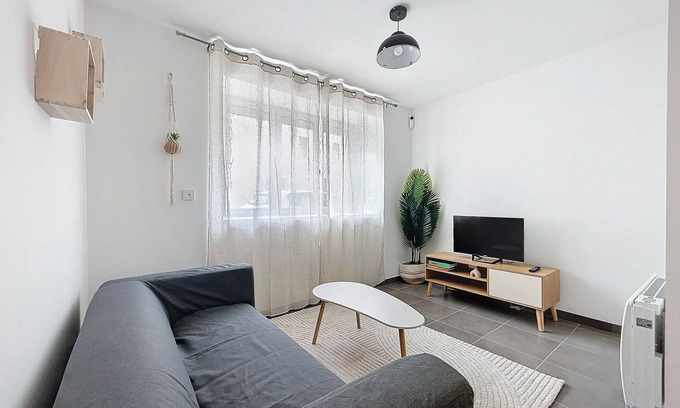 Cuxac-dʼAude Apartamento | T2 apartment in the heart of Cuxac-d'Aude