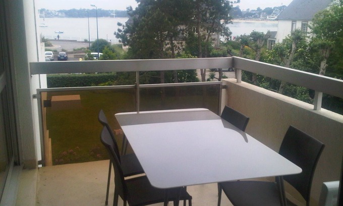 Benodet Apartamento | Apartamento T2, vista al mar, playa de 150m y spa Bénodet, garaje, terraza.