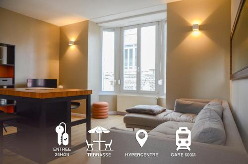 Tourcoing Apartamento | T2, Centre ville, Gare 600m, Prox Lille, Terrasse