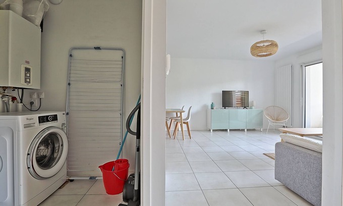Kokotia Apartamento | T2 cosy with terrace parking, beach nearby, Acotz