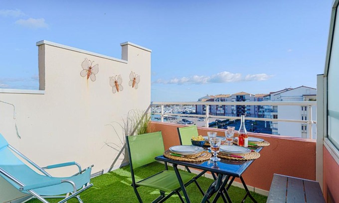 Frontignan Apartamento | T2 Mer à 80m Soleil Climatisé Frontignan Plage le parfum du sud