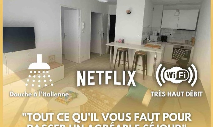 Arsenal-Redon Apartamento | T2 Neuf en plein cœur de Rennes au bord de la vilaine