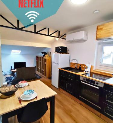 Agen Apartamento | T2 neuf tout confort style industriel -centre Agen