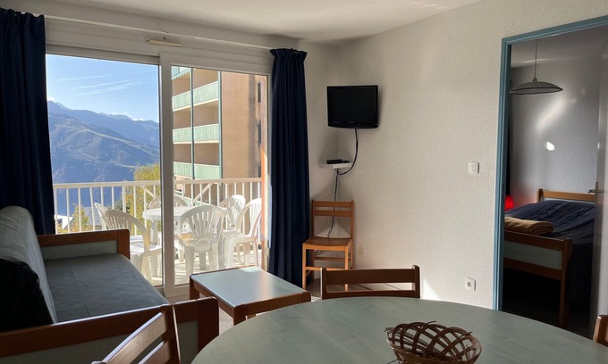 Peyragudes Apartamento | T2 Peyragudes 6 pers con balcón, cerca de pistas, transporte gratuito