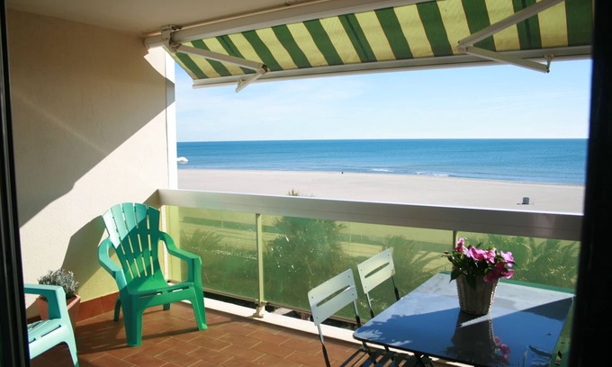 Le Grand Large Apartamento | T2 FRENTE AL MAR + TERRAZA + APARCAMIENTO PRIVADO Label de la Mairie 3 estrellas