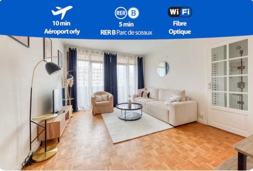Antony Apartamento | T3 10min from Orly airport and 5min from RER B