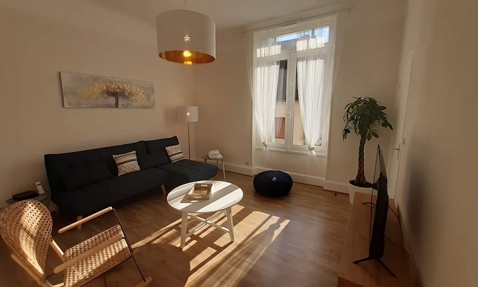 Republique Apartamento | T3 ALL COMFORT 5 MIN. FROM THE CITY CENTER, THE LAKE AND THE SPA
