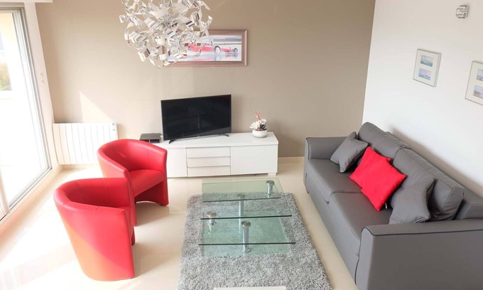 Saint-Ideuc Apartamento | T3 acogedor Saint-Malo, 2 dormitorios, con balcón orientado al sur, 80 m de playa, aparcamiento