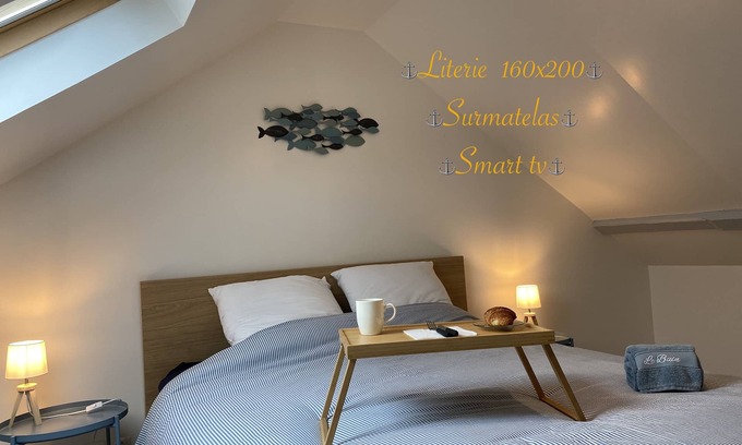 Fort-Mahon-Plage Apartamento | T3 duplex hyper center fort mahon 700 meters from the beach close to all shops.