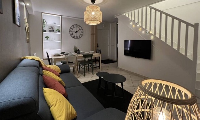 Quartier Saint-Clement - Jardin des Plantes Apartamento | T3 Flat Modern Armada Metro Parking Free Entrance autonomous