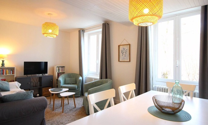 La Bourboule Apartamento | T3 Jardín Wifi La Bourboule, 5 pers