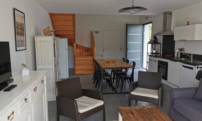 Benesse-Maremne Casa | T3 semi-detached house in the countryside, 8 km from the beach.