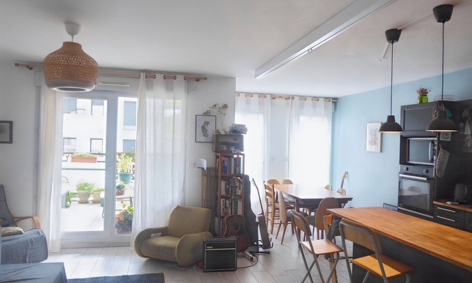 Les Poulettes Apartamento | T4 Gratte Ciel Villeurbanne center
