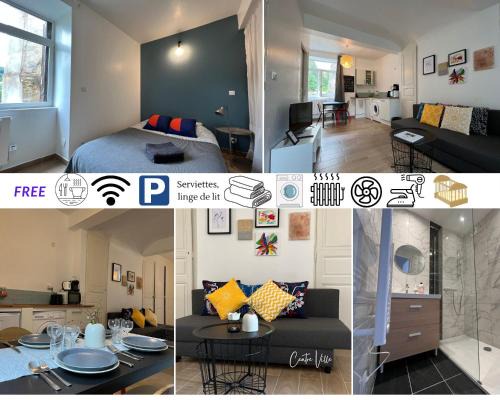 Thiers Apartamento | TABI APPART ,MODERN CHIC vs FREE PARKING,WIFI,DRAPS