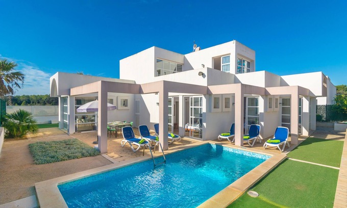 Can Picafort Villa | TAMPA BAY V3B3 - Fantástico chalet con piscina privada con Wifi Gratis