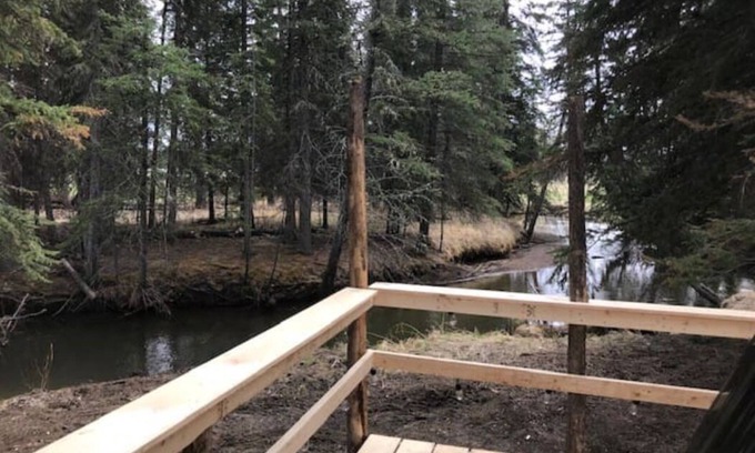 Clearwater County Cabina | Tay River Treehouse nestled on Tay River