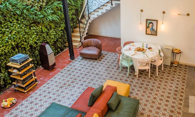 Tel Aviv City Center Casa | Tel Aviv Center Seaside Villa: A Pool & Rooftop, 1 min to Ha'Carmel & the Beach