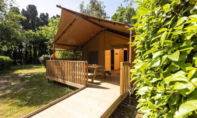Palau-del-Vidre Casa | Tent Lodge PMR 2 Schlafzimmer 4 bis 5 Personen - 4 Pers. im Tarif enthalten