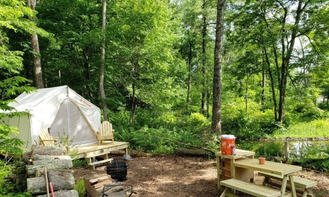 Somers Alquiler De RV | Tentrr Signature Site - Beaver Pond Camping at Farm Winery