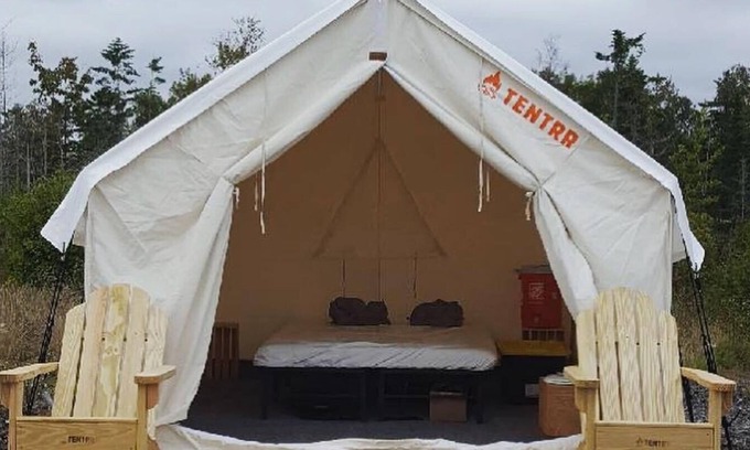 Ellsworth Casa | Tentrr Signature Site - Hilltop Campsite Tucked Behind Blueberry Fields