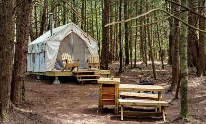 Kauneonga Lake Otro | Tentrr Signature Site - Purple Haze at the Tentrr Catskill Retreat - Single Camp