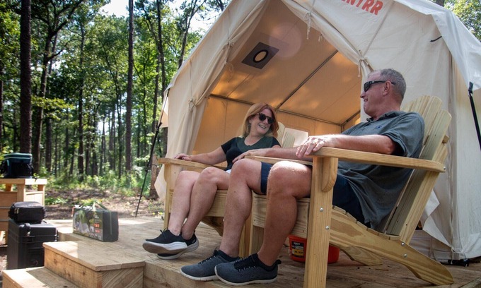 Florence Alquiler De RV | Tentrr Signature Site - The Woods at Black Creek - Duck Blind