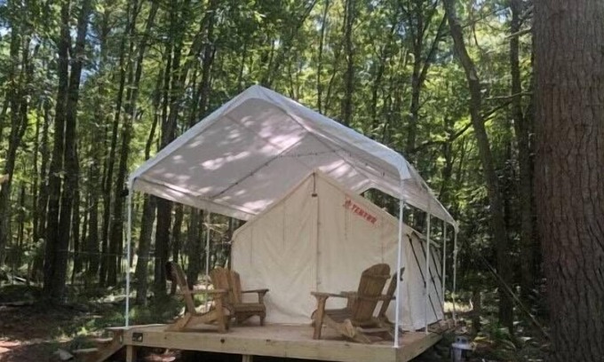 Ashfield Alquiler De RV | Tentrr Signature Site - Serenity at Camp Temike