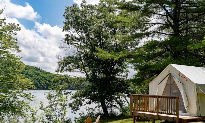 Ancram Alquiler De RV | Tentrr State Park Site - Lake Taghkanic Lakeside Single - Site C