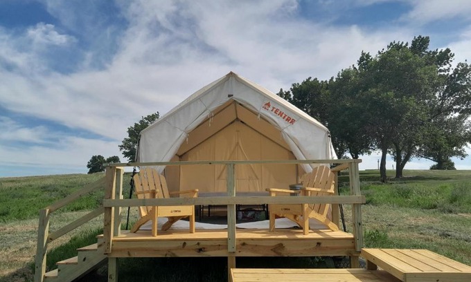 Loup City Otro | Tentrr State Park Site - Nebraska Sherman SRA - Redwood Lakeview D - Single Camp