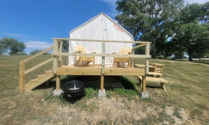Loup City Otro | Tentrr State Park Site - Nebraska Sherman SRA - Redwood Lakeview E - Single Camp
